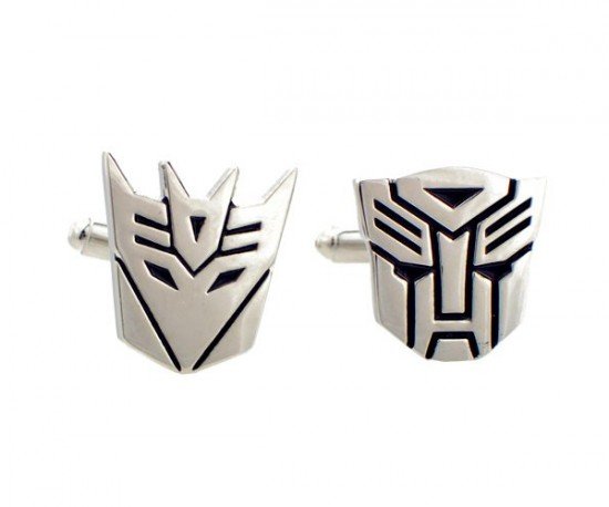 Silver Plated Transformer AUTOBOTS and DECEPTICON Cufflinks | Weird and ...