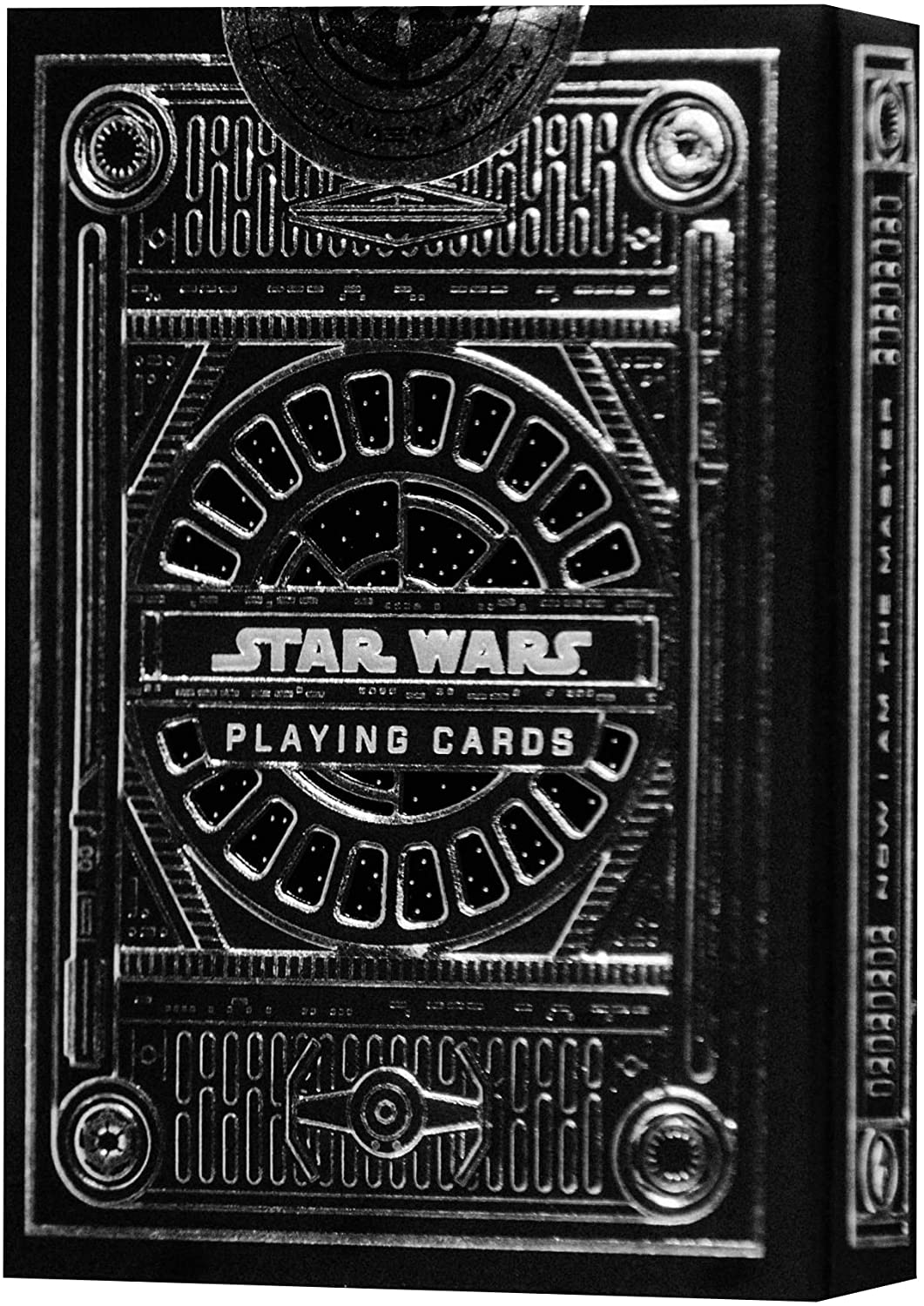 star wars playing cards silver